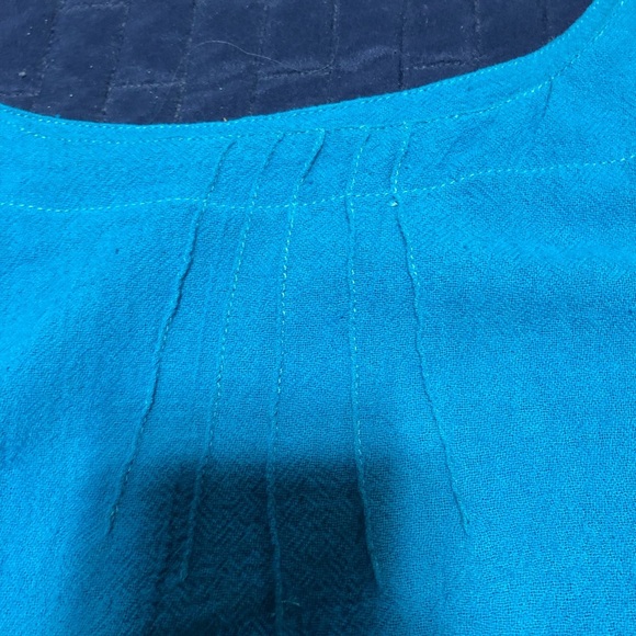 Mara’s Designs vibrant blue tank top- 19” pit to pit- excellent shape - Picture 5 of 8
